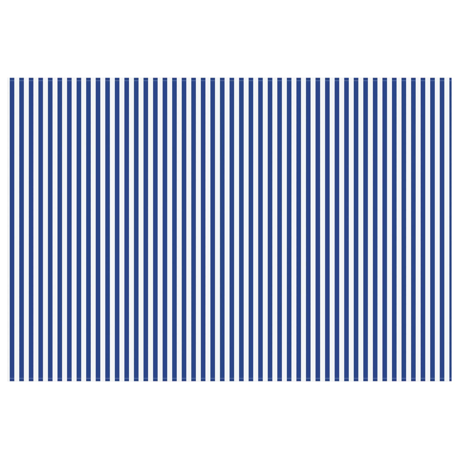 Markisenersatzstoff Blau und Weiß 300 x 250 cm Polyester