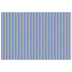 Markisenersatzstoff Blau und Weiß 350 x 250 cm Polyester