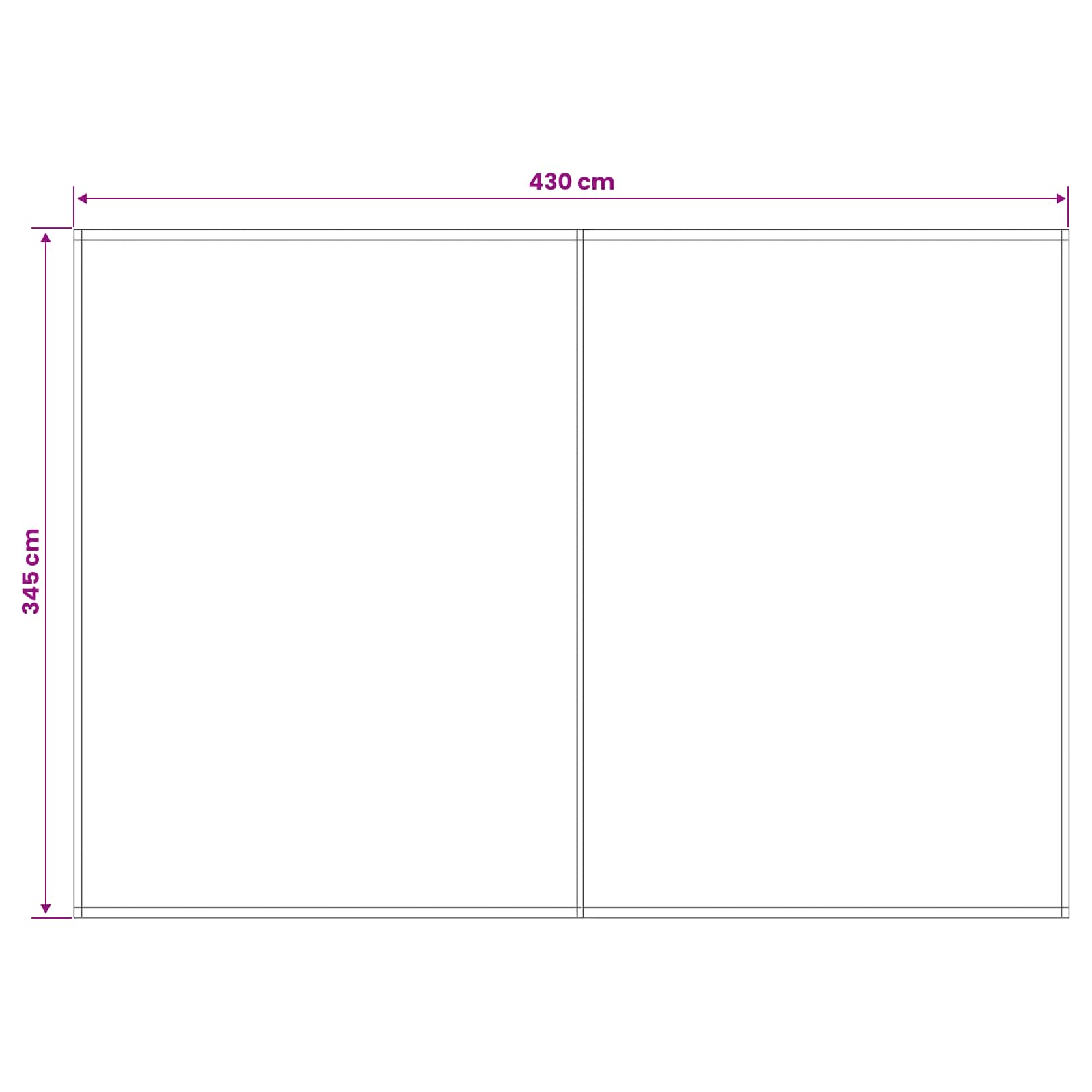 Markisenersatzstoff Creme 450 x 350 cm Polyester