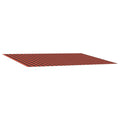 Markisenersatzstoff Orange und Braun 450 x 350 cm Polyester