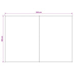 Markisenersatzstoff Bordeauxrot 350 x 200 cm Polyester