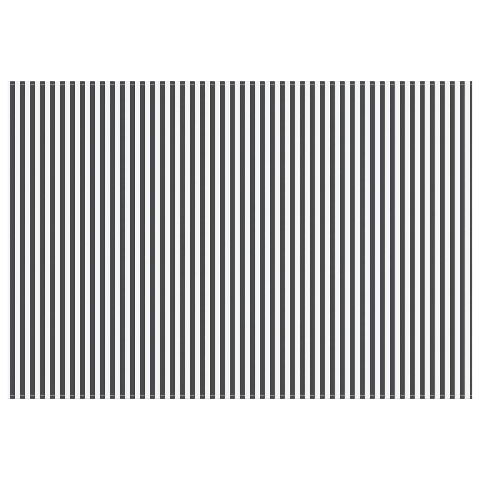 Markisenersatzstoff Anthrazit und Weiß 400 x 350 cm Polyester