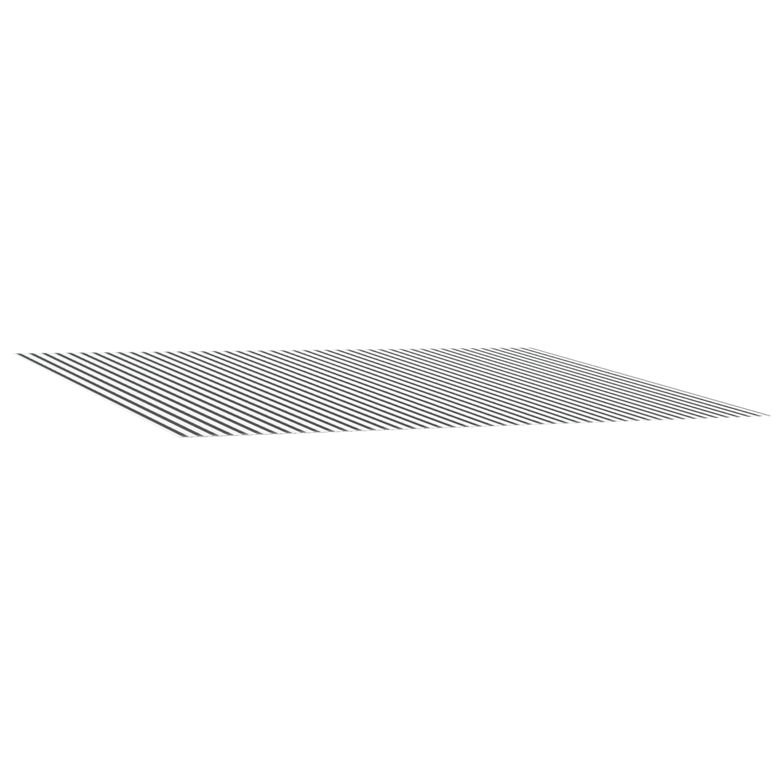 Markisenersatzstoff Anthrazit und Weiß 500 x 350 cm Polyester