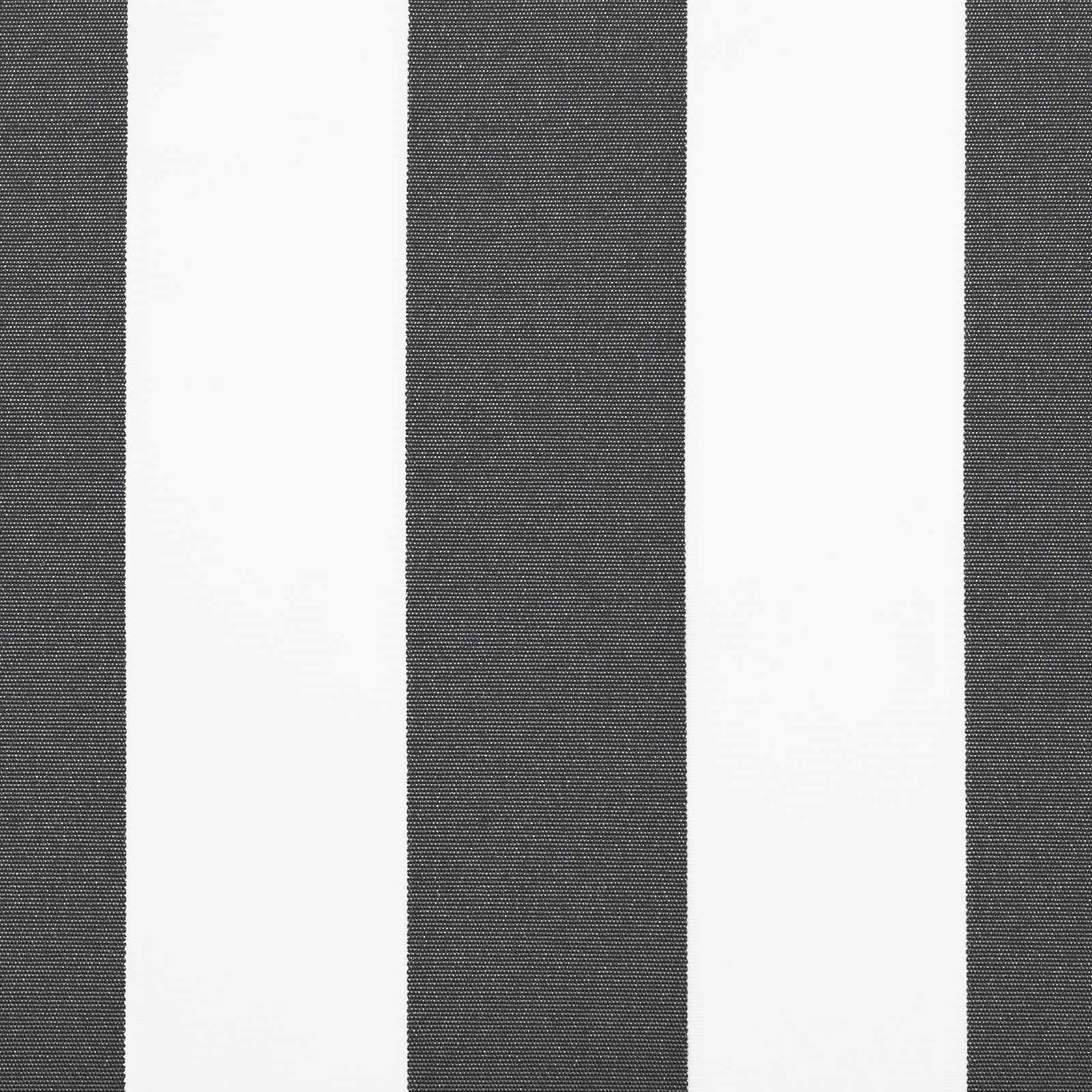 Markisenersatzstoff Anthrazit und Weiß 600 x 300 cm Polyester