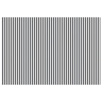 Markisenersatzstoff Anthrazit und Weiß 600 x 350 cm Polyester