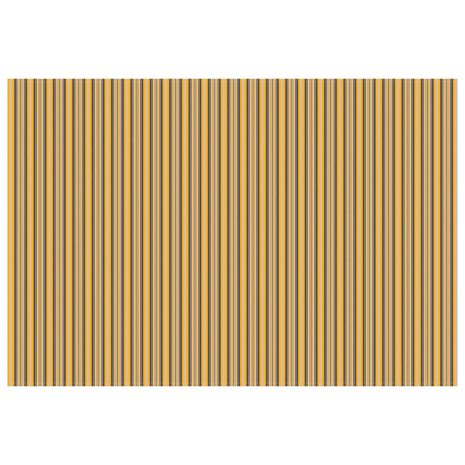 Markisenersatzstoff Orange und Schwarz 400 x 350 cm Polyester