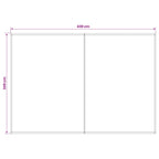 Markisenersatzstoff Beige 450 x 350 cm Polyester