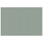 Markisenersatzstoff Grün und Weiß 400 x 350 cm Polyester