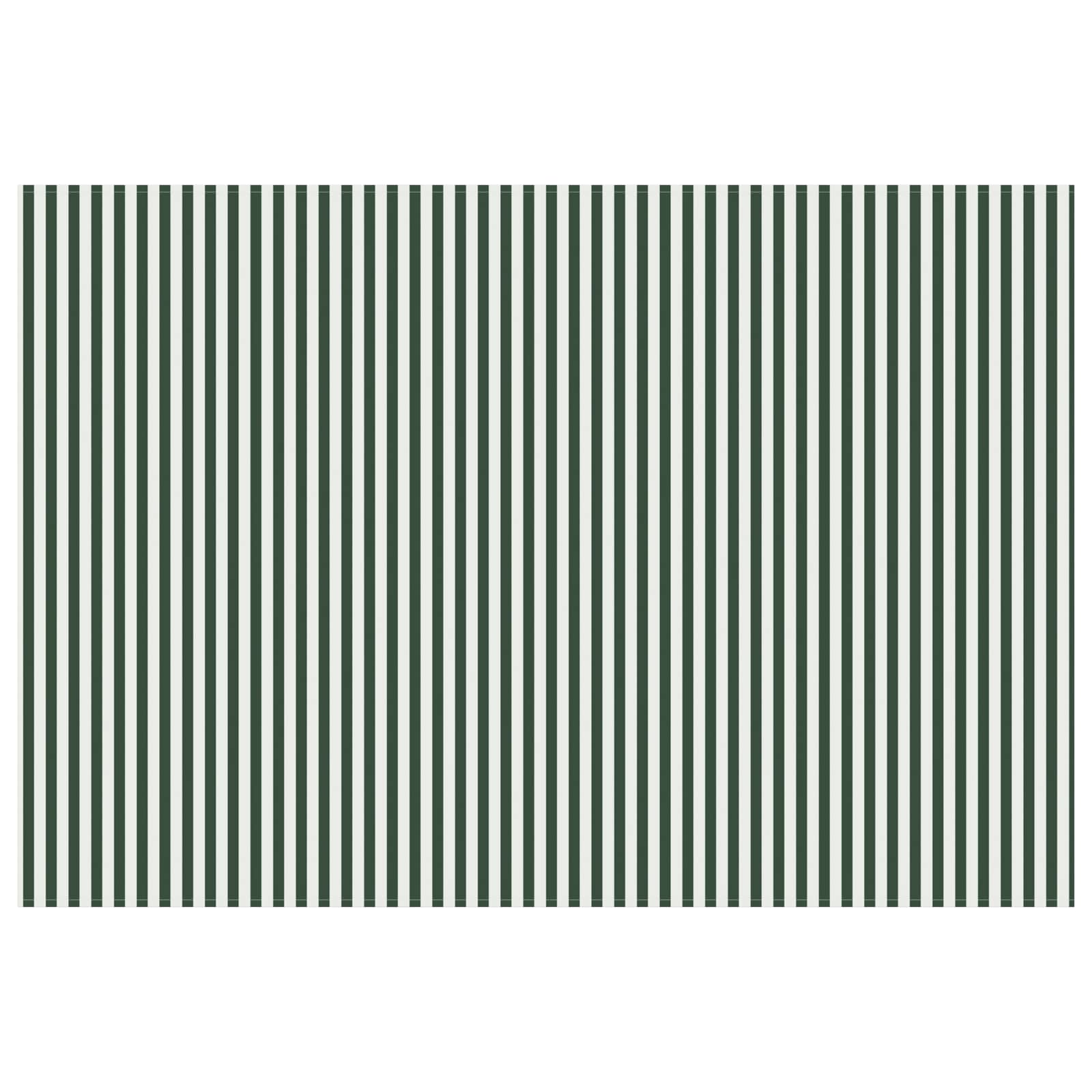 Markisenersatzstoff Grün und Weiß 400 x 350 cm Polyester