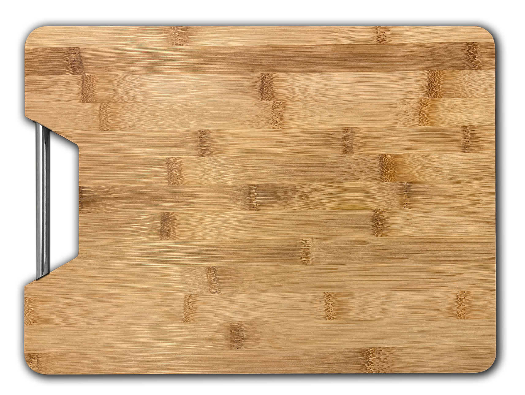 "DonLunar" Bambus Schneidebrett mit Gravur (32,5 x 25 x 1.8 cm)