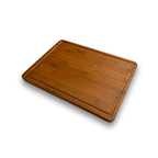 Bambus Schneidebrett mit Saftrille (38 x 28 2 cm)
