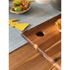 edles Frühstücksbrettchen / Schneidebrett Lasergravur