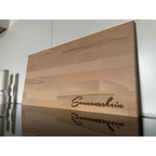edles Frühstücksbrettchen / Schneidebrett Lasergravur