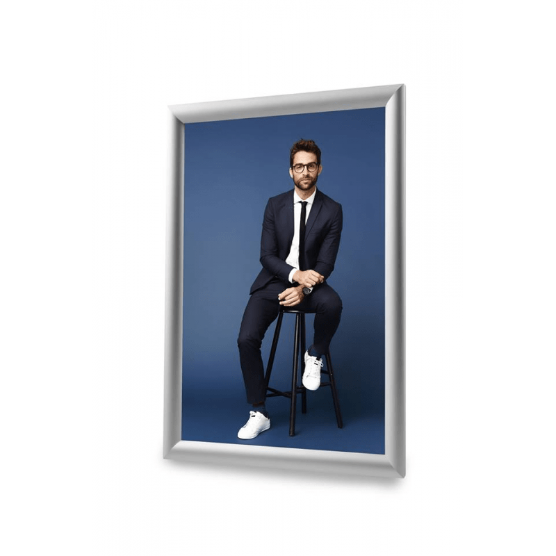 Klapprahmen Standard A4 (silbern)-2