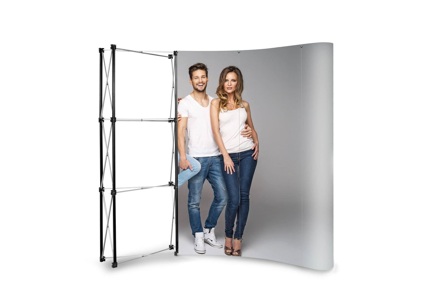 POP UP gebogen 3X3 im Koffer-8