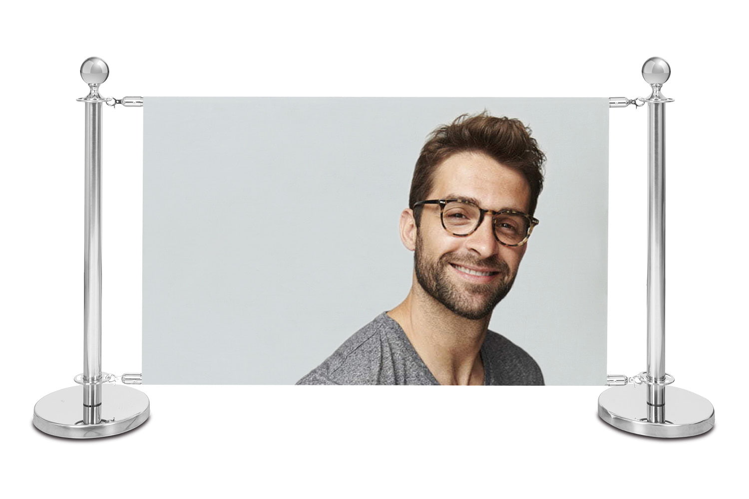 Cafeteriapfostenset - chrom-4