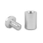 Wandhalterung aus Aluminium - 15x20, silber matt-2