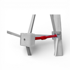 Velcro POP UP gebogen 3x4-5