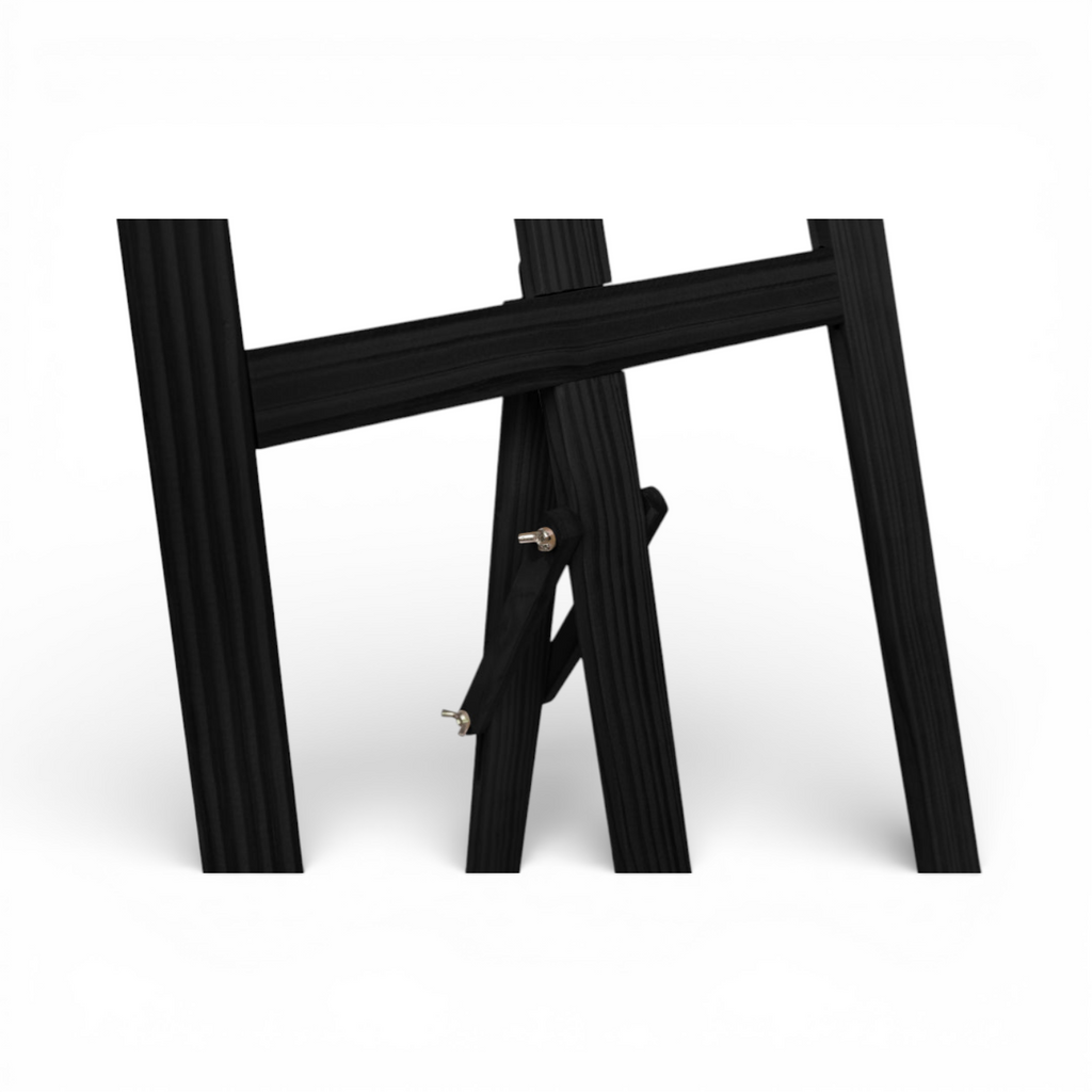 Staffelei aus Holz - schwarz-2