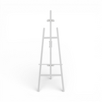 Staffelei aus Holz - weiss-1