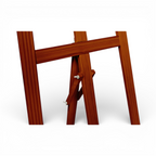 Staffelei aus Holz - mahagoni-3