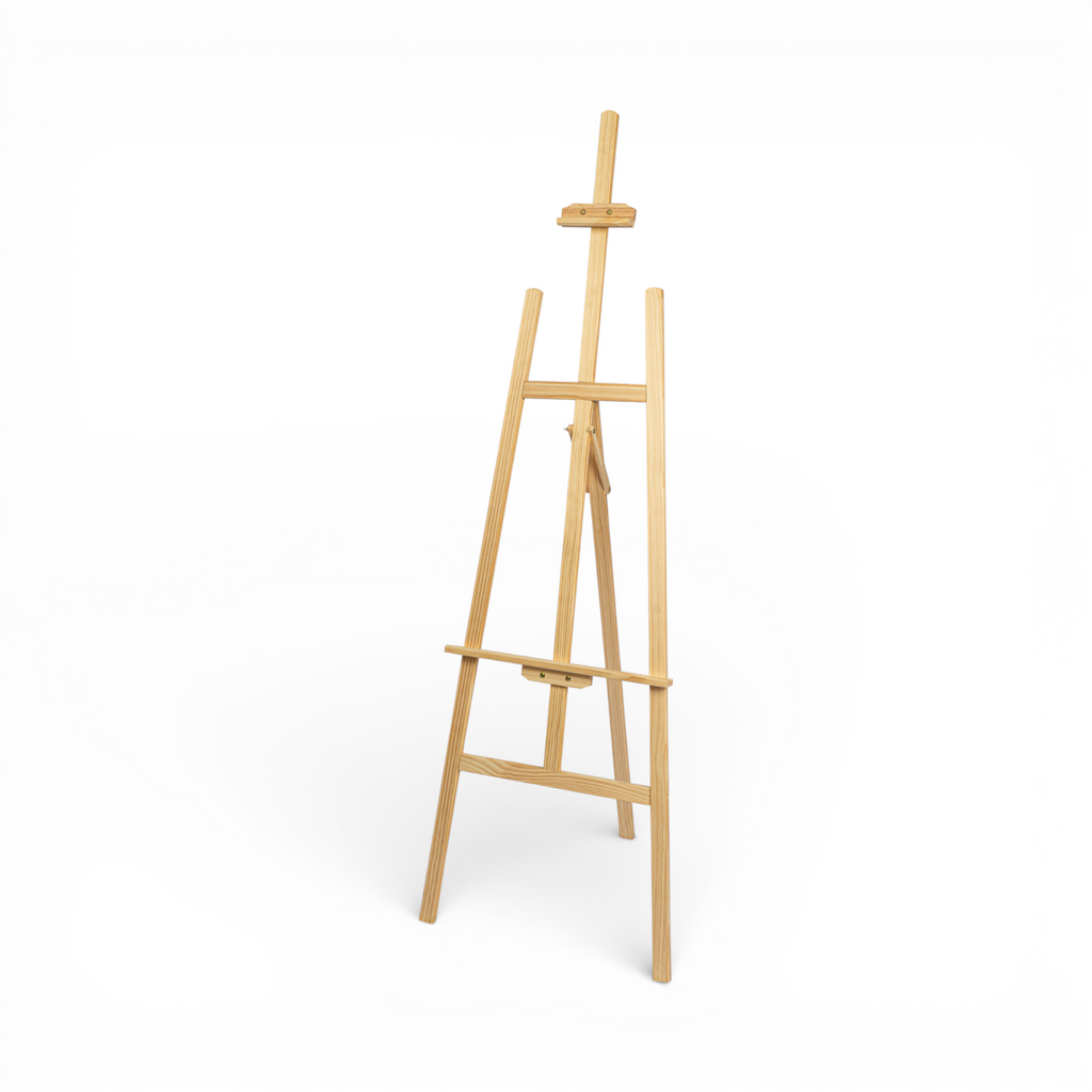 Staffelei aus Holz - natur-2