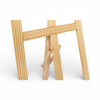 Staffelei aus Holz - natur-4