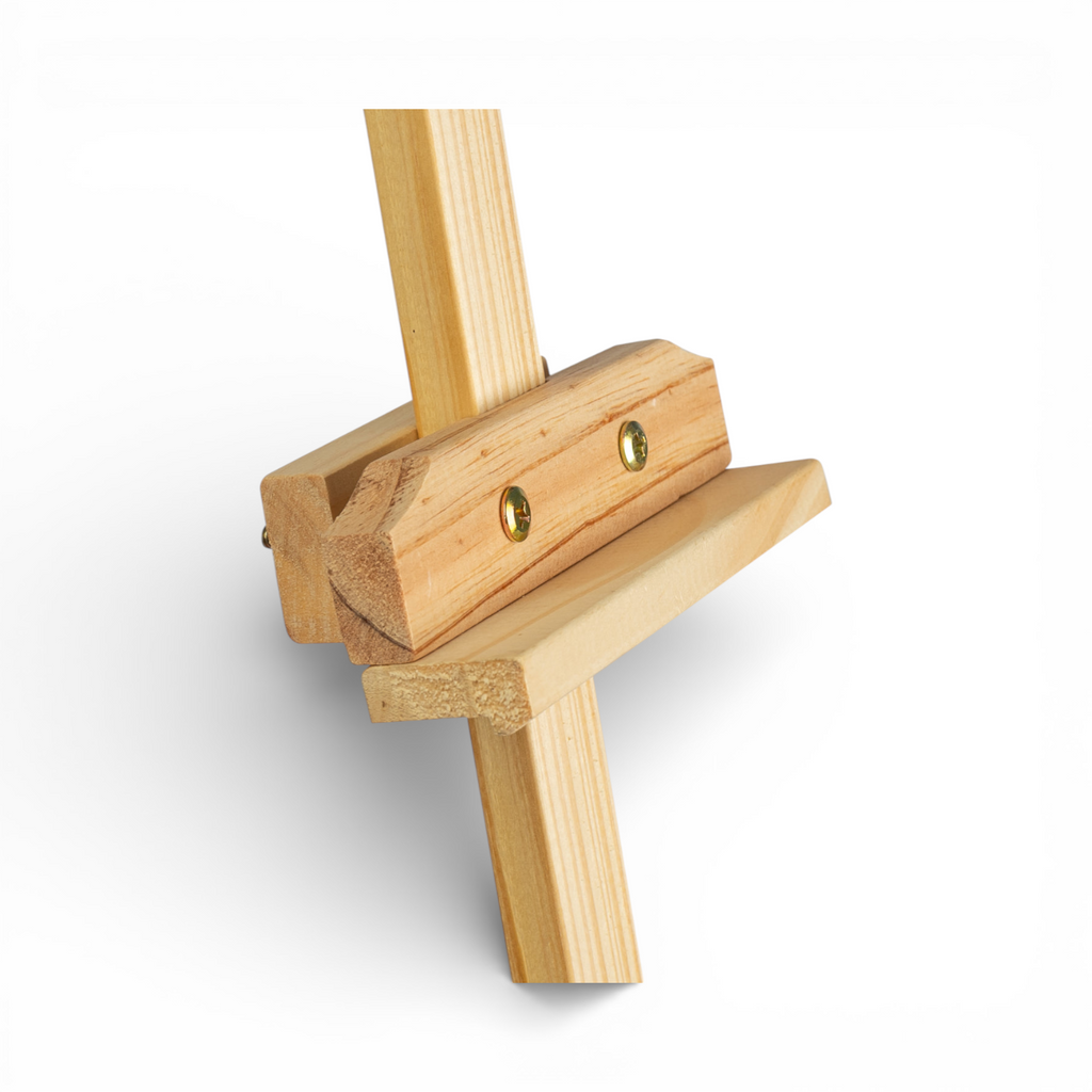 Staffelei aus Holz - natur-5