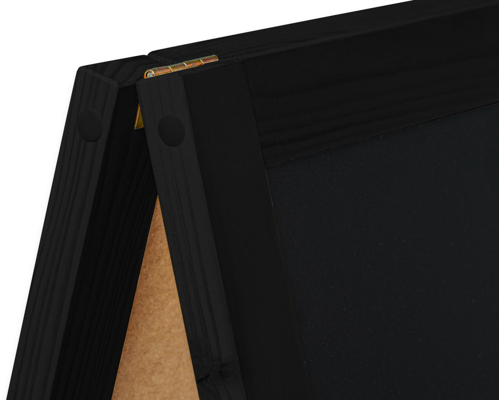 Kreidetafel/holz Kundenstopper Classic XL (72x160 cm) - schwarz-3