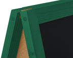 Kreidetafel/Holz Kundenstopper Classic L (61x118 cm) - grün-1