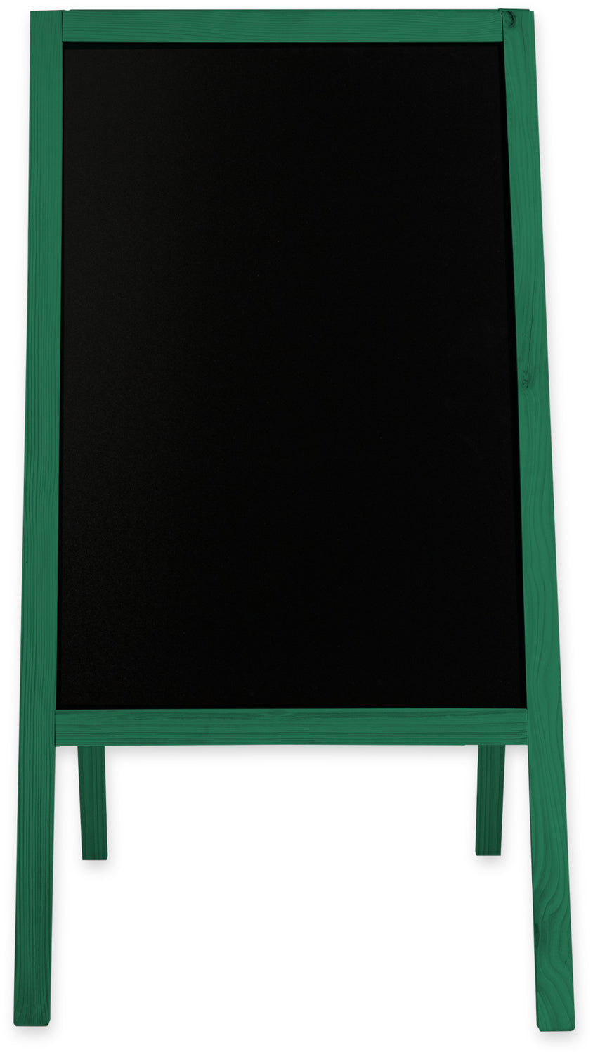 Kreidetafel/Holz Kundenstopper Classic L (61x118 cm) - grün-4