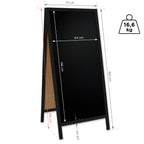 Kreidetafel/holz Kundenstopper Classic XL (72x160 cm) - schwarz-5