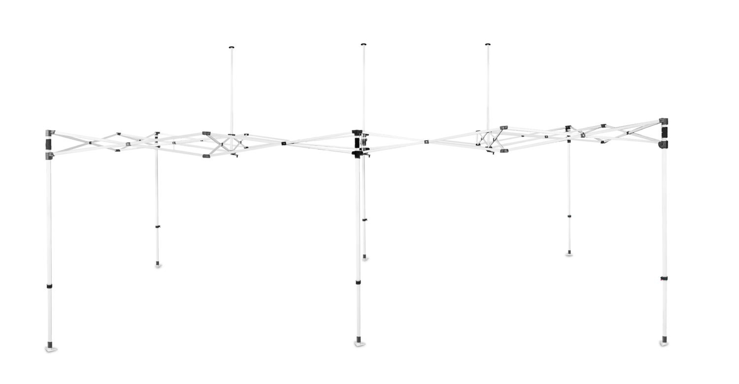 Zeltrahmen aus Stahl "BLANC" 3x6 (in einer Transporttasche auf Rädern)-8
