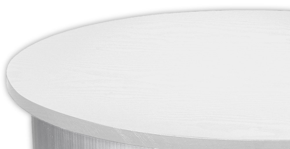 Theke PROMO 2 - WEISSFARBENE TISCHPLATTE-7