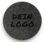 Felt coasters with your individual logo
