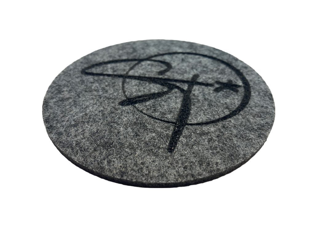 Felt coasters with your individual logo