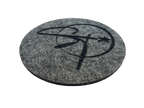 Felt coasters with your individual logo