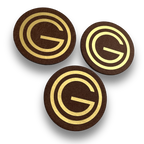 Felt coasters with your individual logo