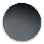Round slate serving board