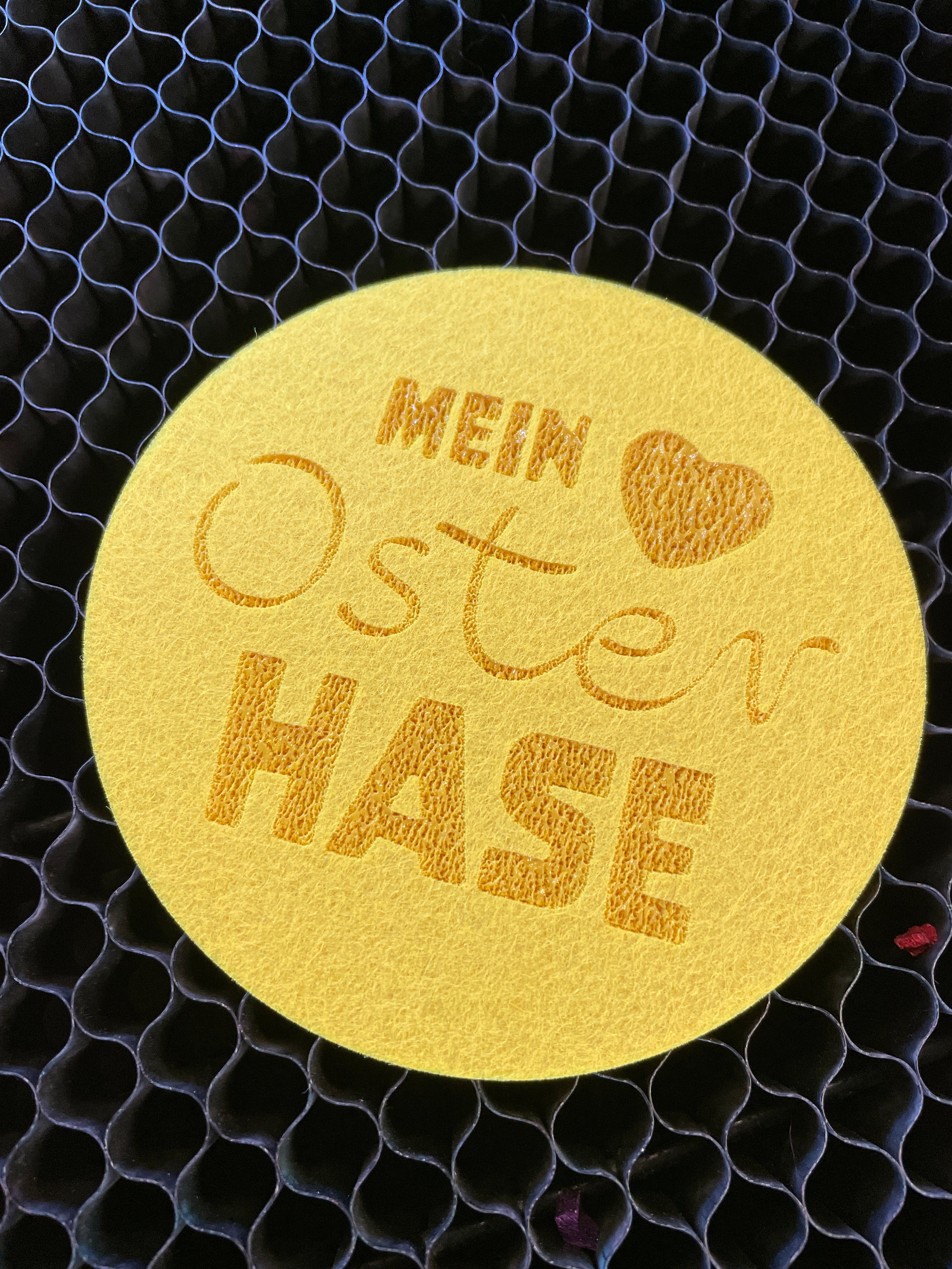 Felt coasters with your individual logo