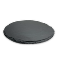Round slate serving board